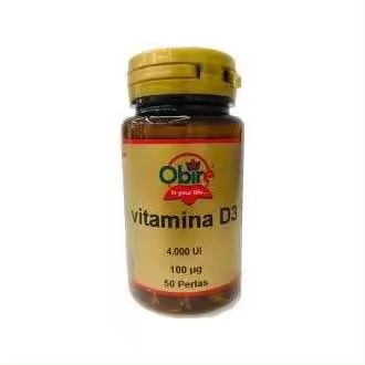 Obire Vitamina D3 100Mcg 4000 Ui 50Caps - 1