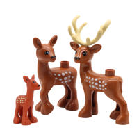 Bloques De Construcción Grandes Animales Y Dinosaurios Conjunto De Zoológico Compatible Con Bloques Duplo Juguetes Para Niños Regalo - details 19
