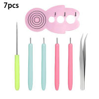 Kit De Herramientas Para Encogido De Papel Paper Quilling Con Pluma De Acero Inoxidable Y Plástico Para Artesanía DIY Proyectos De Tarjetas - details 10