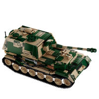 Bloques De Construcción Para Niños Modelo De Tanque Panzerkampfwagen VIII Maus De La Segunda Guerra Mundial WW2 Juguetes Educativos Para Adolescentes Y Adultos - details 19