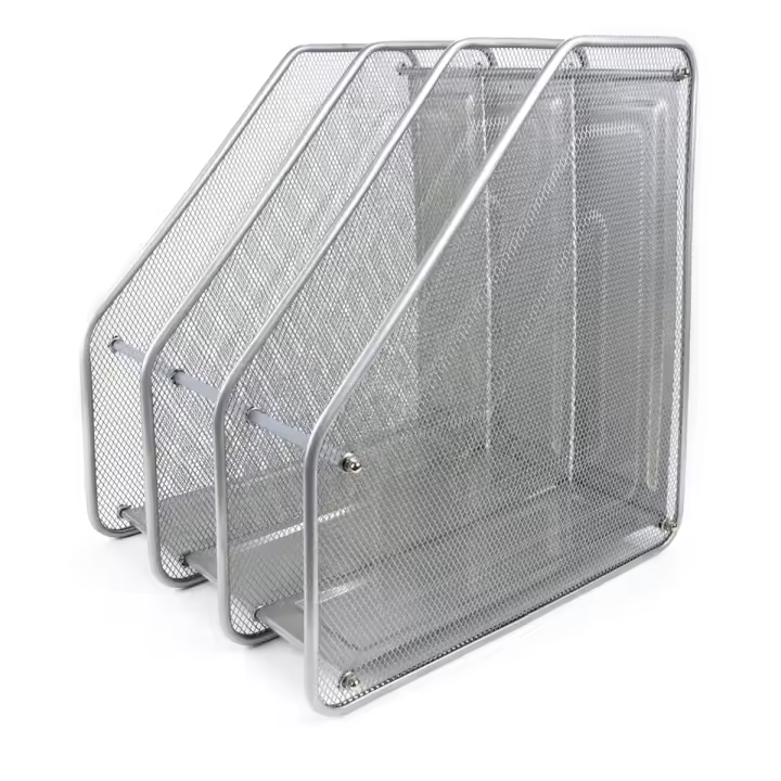 Organizador Metálico de 3 Cajones para Oficina – Revistero Profesional con Estructura Duradera, Ideal para Archivos, Documentos y Material de Trabajo. Archivador metálico de cajetin, Estantería de acero para documentos. 10564-13 - 1