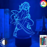Lámpara De Noche Anime Demon Slayer Mitsuri Kanroji Figura 3D Iluminación Para Decoración De Dormitorio Regalo De Cumpleaños - details 4