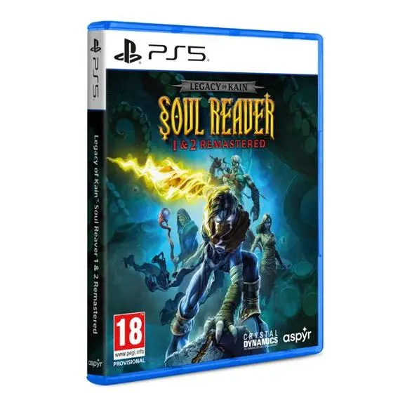 PREVENTA LEGACY OF KAIN SOUL REAVER 1 Y 2 REMASTERED PS5 PAL ESPAÑA NUEVO FISICO PRECINTADO ESPAÑOL - Videotec - 1