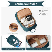Mochila Para Laptop De Mujer Impermeable Y Ligera Ajuste Para 14/15 Pulgadas Estilo Fashion Ideal Para Profesores Enfermeras Y Estudiantes - details 2