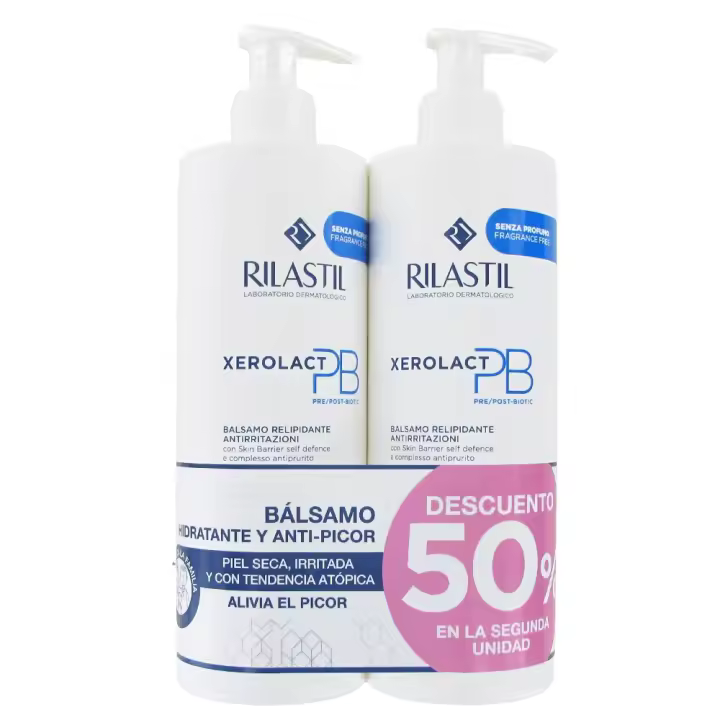 Rilastil  Xerolact PB balsamo relipidizante 2x400ml - 1