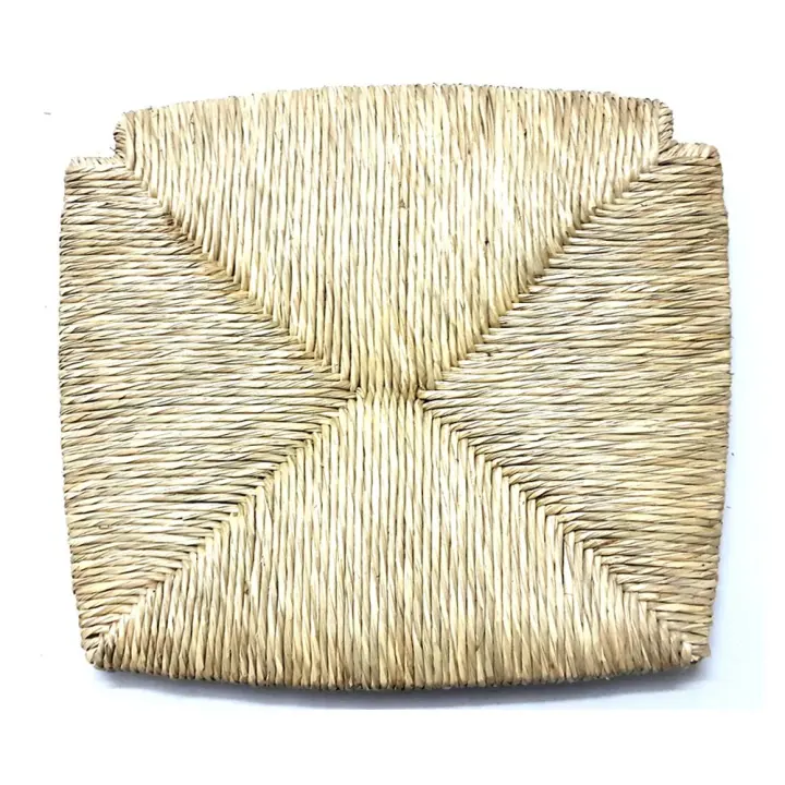 Mediawavestore - Asiento de Recambio para Silla Paesana en Paja Natural y Madera Maciza 35x38cm (2 Pz) - 1