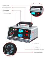 Cargador De Batería Para Coche SUV Camión Barco Motocicleta 12V/24V Gran Potencia 400W 260W Inteligente Pulso De Reparación - details 9