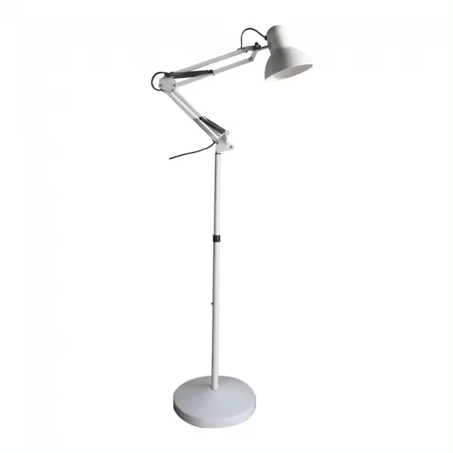 Wonderlamp Lámpara de pie articulada Avati Blanco de Metal 1xE27 - 1