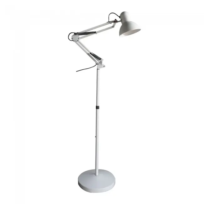 Wonderlamp Lámpara de pie articulada Avati Blanco de Metal 1xE27 - 1