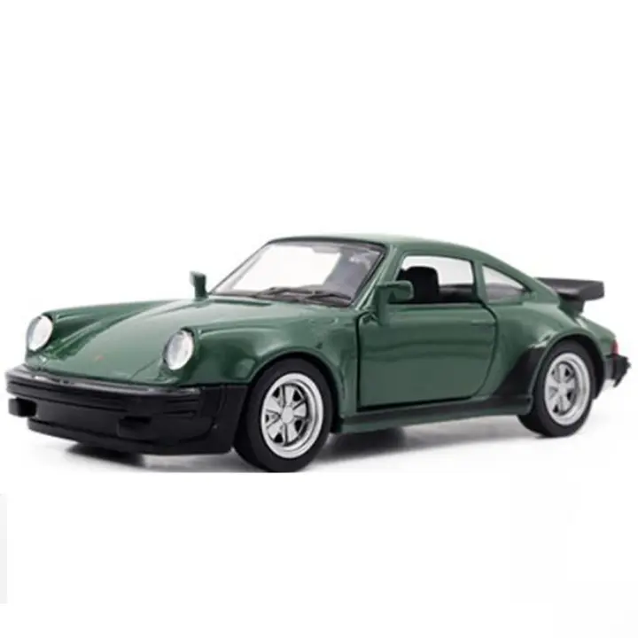 Coche De Juguete a Escala 1/36 Porsche 911 Turbo Aleación Diecast Retro Con Retroceso Para Colección Y Regalo Para Niños - 1