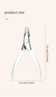 Tijeras De Uñas Antisalpicaduras Para El Hogar Herramientas De Manicura Acero Inoxidable Grande Y Gruesa Tijeras De Uñas Especiales Diagonales - details 5