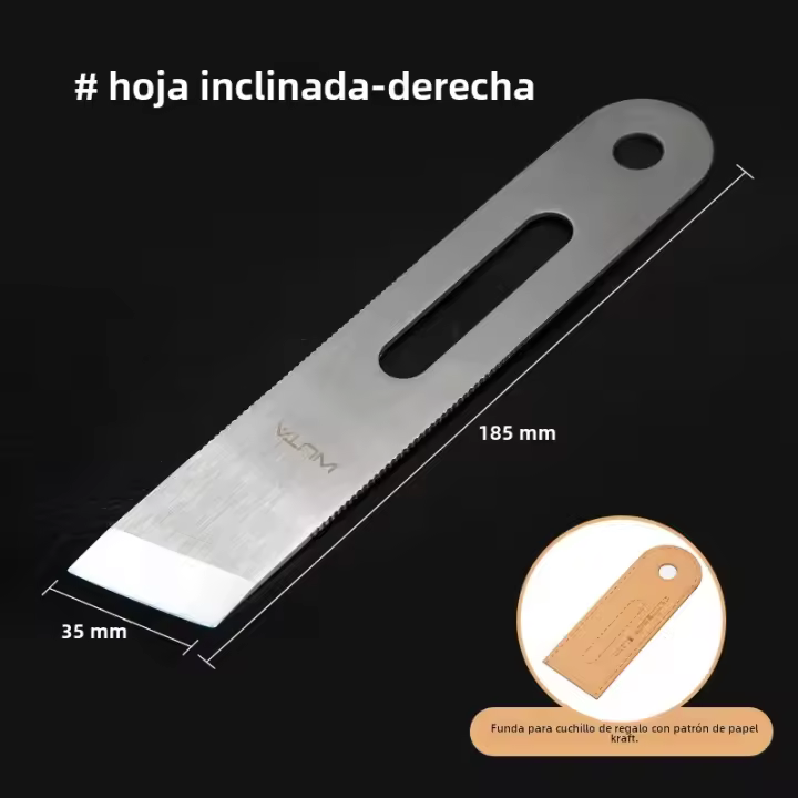 Cuchillo Profesional De Cuero Para Diseño Y Artesanía WUTA Herramienta De Afilado Con Hoja Redonda/Plana/Cuadrada Izquierdo/Derecho - 1