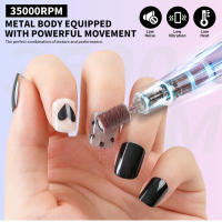 Kit De Taladro Para Uñas Recargable Portátil 35000 RPM Profesional Para Pintura De Uñas Con Fichas De Grano Set De Molinillo Para Herramientas De Salón De Uñas - details 2