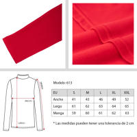 WAI 2 MARKET - Camiseta Interior Térmica para Mujer, Manga Larga, Cuello Alto, Ropa Interior de Invierno, 96% Poliéster 4% Elastano, Cálida y Suave, Colores Básicos (Blanco, Negro, Rojo, Beige), Confort y Estilo para Climas Fríos - details 2