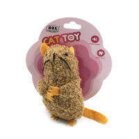 COTTECOTA-2 Piezas de Juguetes interactivos para Gatos con Sonido de Animal de ratón, 8.5x5cm Juguetes para Que los Gatos con Hierba Gatera, Para que jueguen Solos, Divertido y entretenidos, Ratón con sonido, Peluche, Catnip, 8.5x5cm, Gato SOY-2439 - details 1