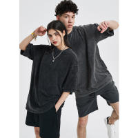 Camiseta Oversize Acida Con Estampado Para Hombres Y Mujeres 100% Algodón Casual Diario Camiseta De Cuello Redondo Para Verano - details 4