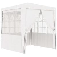 vidaXL Carpa Profesional para Fiestas con Paredes Exterior Celebraciones Color Azul,  Blanco,  Antracita y mas - details 1