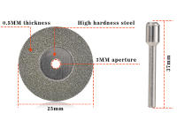10Pcs Rueda De Afilado De Diamante Con 3 Espejos Para Electrodo De Tungsteno Herramienta De Soldadura TIG Afilador De Hojas De Corte Para Máquina De Trabajar Metal - details 8