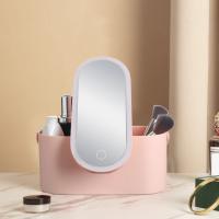 Organizador De Maquillaje Multifuncional Para Viajes Con Espejo Y Luz LED Tamaño De Viaje Caja De Cosméticos Para Mujeres - details 8