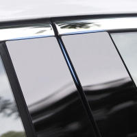 6pcs Adornos De Puerta Y Ventana Para Mazda CX-3 2016-2022 Pegatinas De Cubierta De Estructura Negra Brillante Accesorios De Estilo De Cromo - details 9