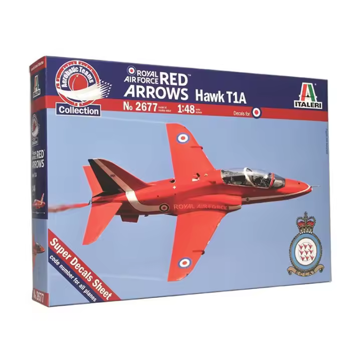 Italeri 2677. 1/48 Avión Hawk T1A Red Arrows - 1