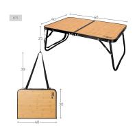 Sweet Home – Mesa Camping Bambú Plegable 80×60 cm, 4 kg, Ligera y Ecológica - Aktive - details 8