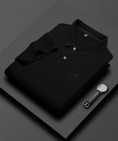 Camisa Polo De Verano Para Hombres Diseño De Moda Bordado Algodón De Seda Transpirable Casual Negocios Manga Corta - details 13