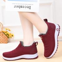 Botas De Invierno Para Mujer Antideslizantes Con Forro De Peluche Aislante De Nieve Zapatos Casuales De Talón Bajo Moda - details 4