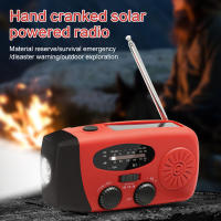 Radio De Emergencia Recargable 2000 mAh Con Luces LED Y Carga USB Solar Radio FM/AM Portátil Para Exteriores Y Viajes - details 6