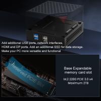 Mini PC Ninkear MBOX 6, AMD Ryzen 5 6600H 6 núcleos, 16GB RAM DDR5 512GB SSD, Windows 11, HDMI+DP+Type-C conpantalla 4K, WiFi 6, Bluetooth 5.2, 2*USB 3.0, 2*USB 2.0, 2*RJ45, Luz RGB, For Work and Daily Use - details 10