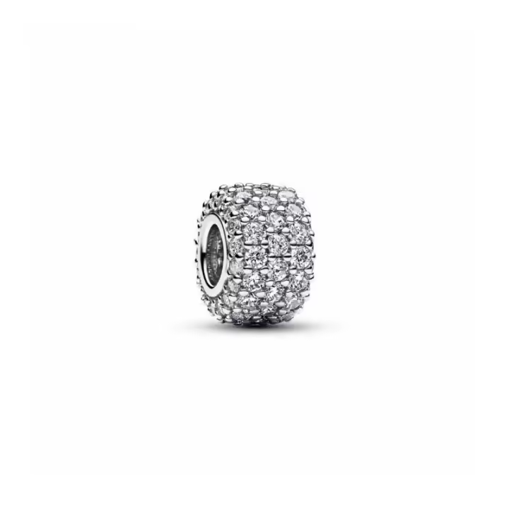 Charm Triple Fila Brillante en Pavé - 792820C01 - 1