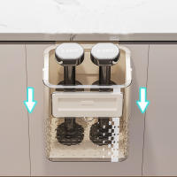 Bandeja De Cocina Plegable Y Colgante Ecológica De Plástico Para Almacenamiento En Armarios Y Gabinetes Creativa Y Funcional - details 4
