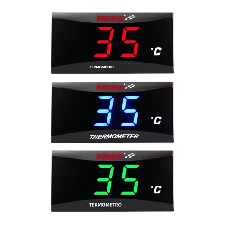 Medidor De Temperatura De Agua KOSO Para Motocicleta Universal LCD Digital Sensor Thermometer SAMCI Gauges De Medición - 1