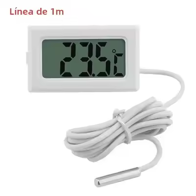 Mini Termómetro Digital LCD Con Probing Sensor De Temperatura Para Acuario Tanque De Peces Hogar Nevera Uso Doméstico - 1