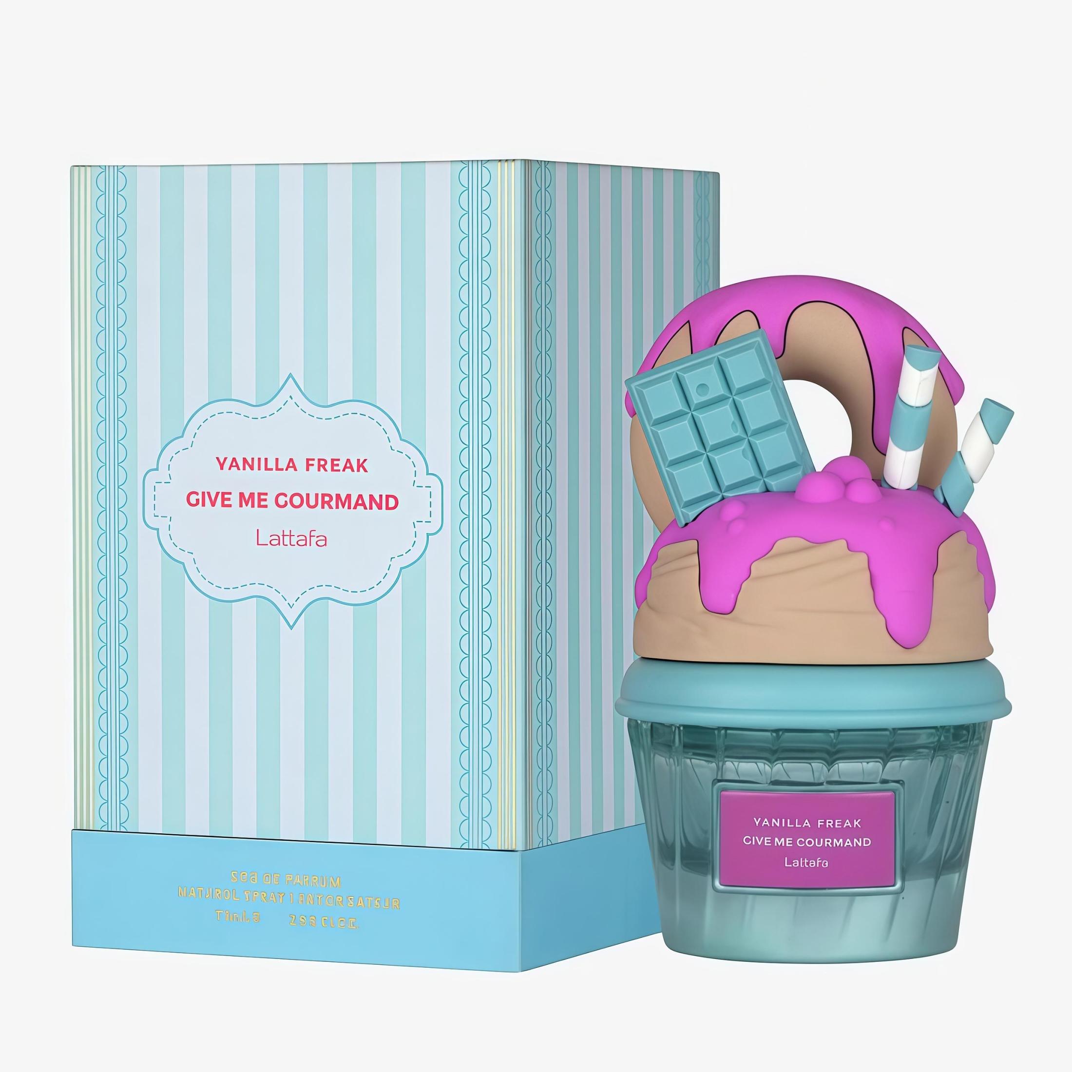 Lattafa Vanilla Freak Give Me Gourmand 75ml Perfume Unisex Aroma Inolvidable Notas Cremosas y Especiadas Ideal para Noches Acogedoras y Momentos de Relajación