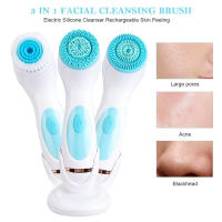 Limpieza Facial Ultrasonica Eléctrica De Silicona MIKO NICE Para Profunda Eliminación De Acné Y Blackheads Herramienta De Cuidado De La Piel - details 1