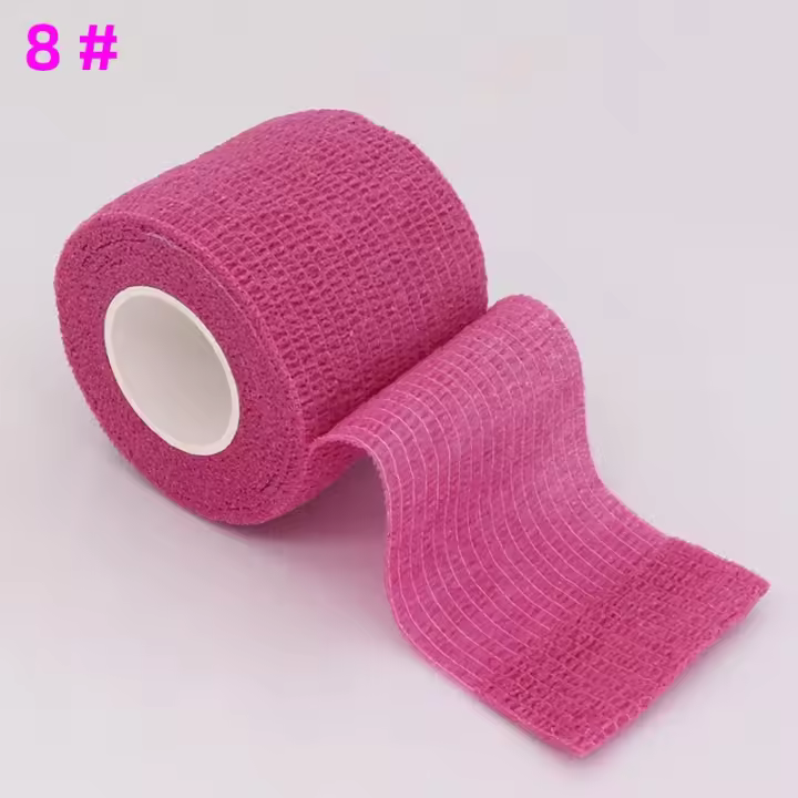 COYOCO Venda Elástica Autoadhesiva Colorida 4.8m Tira De Deporte Para Soporte De Rodilla Muñeca Dedos Tobillo Perro Gato Tatuaje - 1