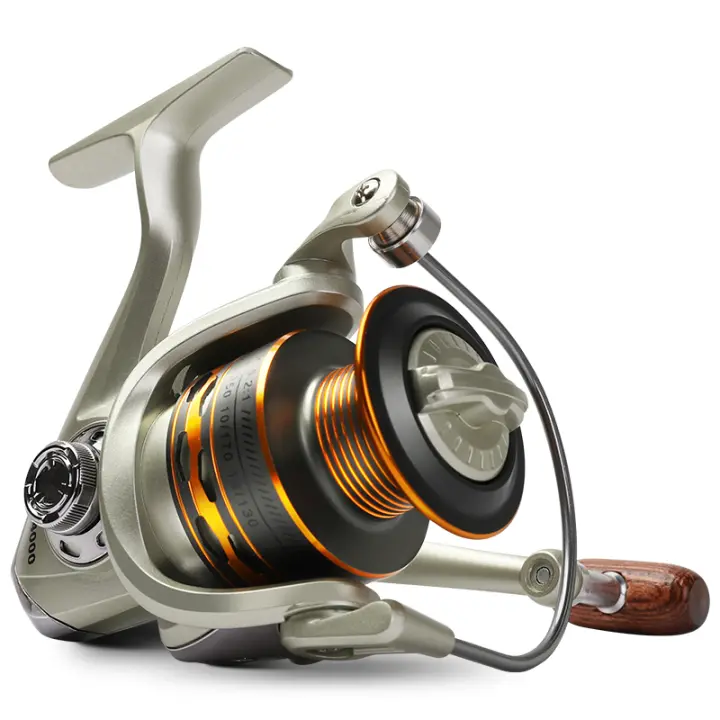 Carrete De Pesca Spinning BILLINGS Con Rocker Plegable 22 LB Max Drag 5.1:1/5.2:1 Ratio De Engranajes Para Agua Dulce Y Salada - 1