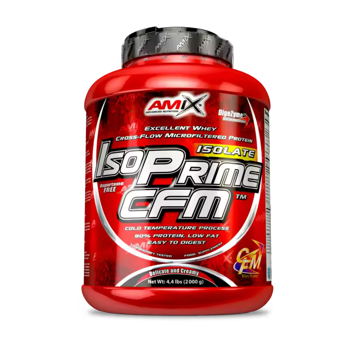 Amix IsoPrime CFM Isolate 2000g  Proteína Aislada de Suero 90% de Alta Pureza  AMIX NUTRITION - 1
