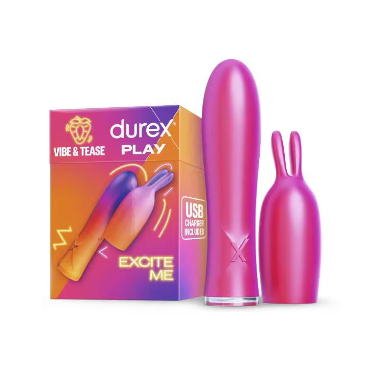 DUREX PLAY VIBE & TEASE 2 IN 1 VIBRATOR AND TEASER TIP - 1