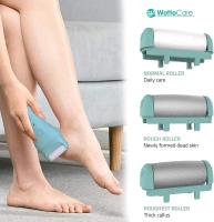 Lima Eléctrica de Pies WottoCare Pedi-Roller – Recargable e Inalámbrica con 3 Rodillos Intercambiables - details 0