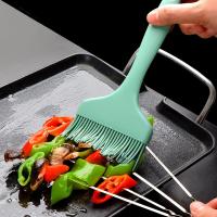 Pincel de silicona para repostería, grande, para barbacoa, salsa, adobo, glaseado de carne, resistente al calor, apto para lavavajillas, paquete de 2 (2 unidades) - details 0