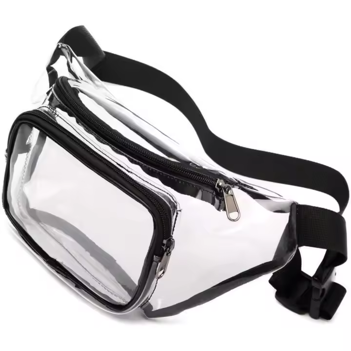 Riñonera transparente ajustable y moderno, resistente al Agua, ideal para senderismo, ciclismo y Actividades al Aire Libre. - 1