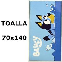 Toalla de playa BLUEY,Toalla de baño BLUEY,MICROFIBRA 100% POLYESTER,MEDIDAS 70x140cm,cm,fespu - details 1