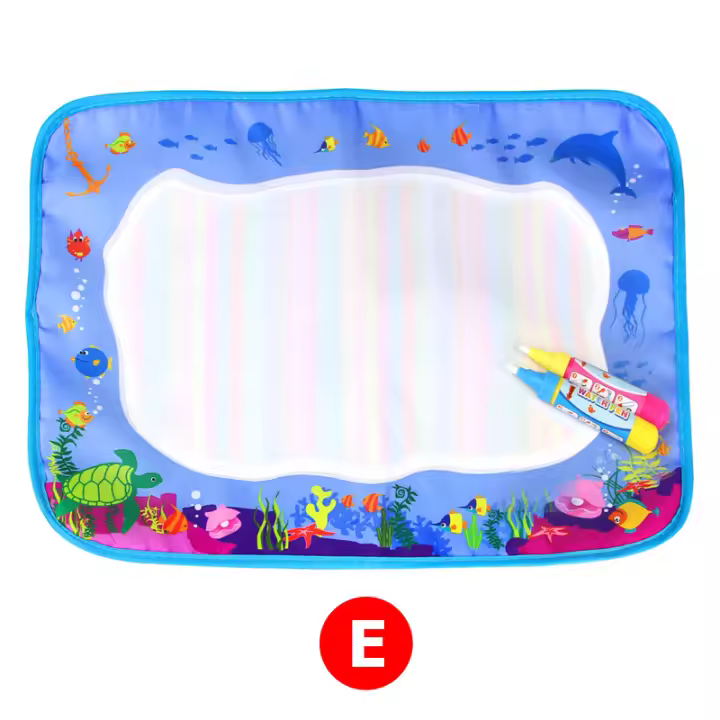 Coolplay Alfombra De Dibujo Con Tema Animal Arcoíris Y 2 Bolígrafos Matriz De Agua Regalo De Navidad Para Niños Libro De Colores - 1