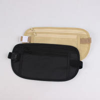 Bolsa De Cintura Invisible Para Viajes Seguridad Oculta Monedero Bolsa De Dinero Bolsa De Pecho Material De Tela Regalo De Viaje - details 0