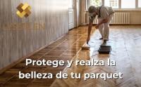 LYSSOLEN - Barniz al Agua para Parquet - Abrillantador y Reparador Madera Interior y Exterior - Protección Profesional para Suelos de Madera y Parquet - Protege por Más Tiempo - Transparente Incoloro - details 0