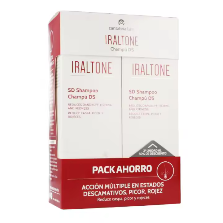 IRALTONE PACK AHORRO CHAMPU DS 2 x 200ML - 1