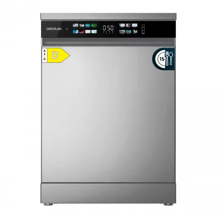 Cecotec Lavavajillas 60 CM Bolero Aguazero 6210 Inox D - 1