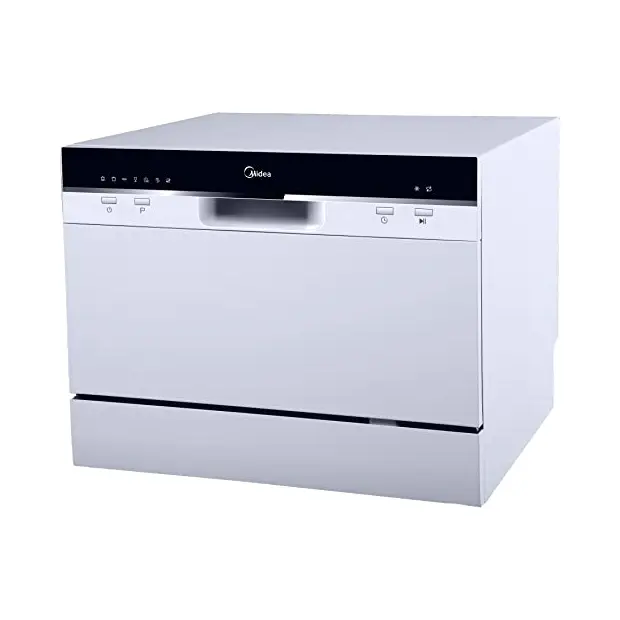 Midea - MTD55S101W - Lavavajillas Pequeño Table Top - 6 servicios - 49 db - - 1